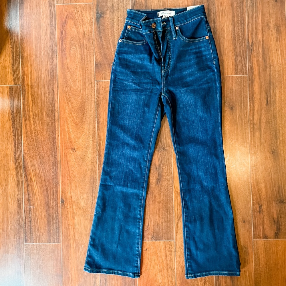 NWT Madewell Curvy Cali Demi Boot jeans